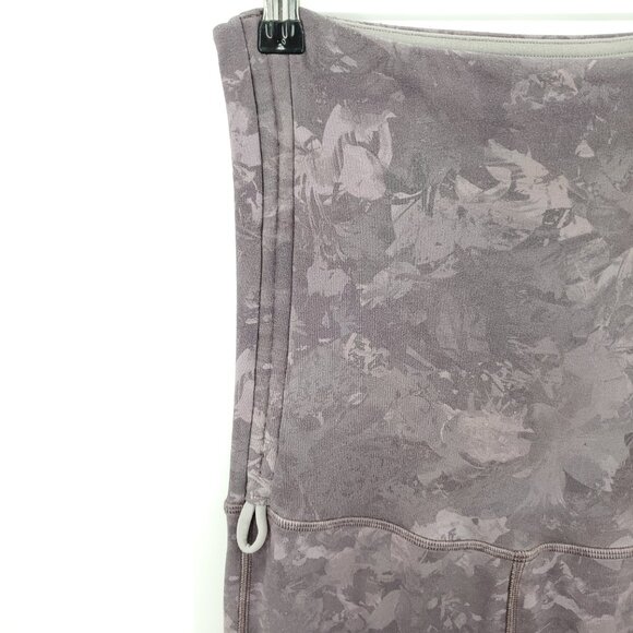 Lululemon Hug your Core Super High-Rise Tight 28" Sz M/8 Rejuvenate Dark Chrome - Picture 10 of 16